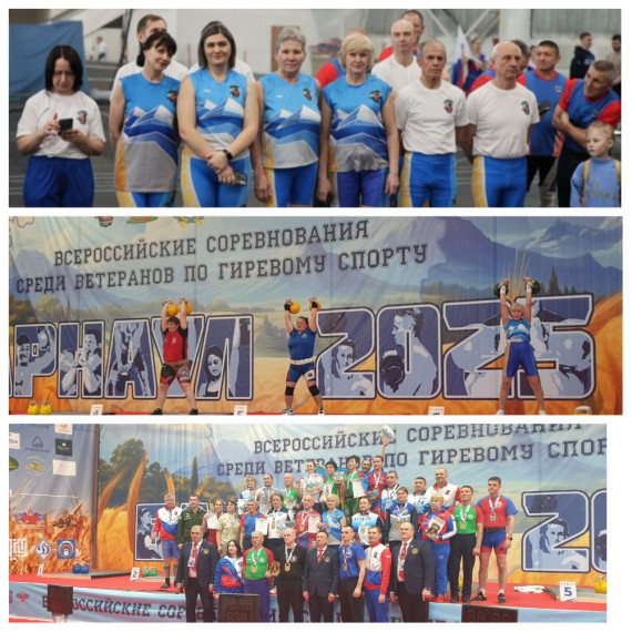 Всероссийские соревнования по гиревому спорту среди ветеранов..